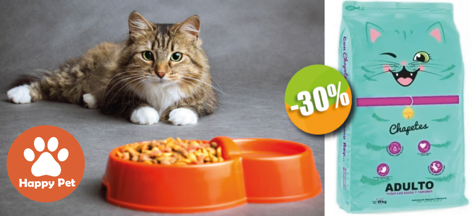 Happy Pet - $690 pesos instead of $990 for 1 Bag of 15KG Croquettes for Cats